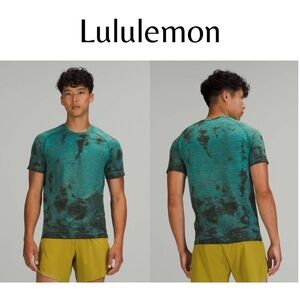 Lululemon Metal Vent  Tech Short Sleeve Shirt in marble dye - size XS